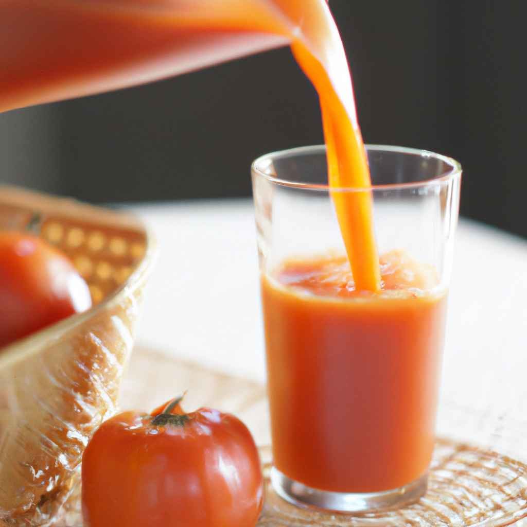 Easy making tomato juice for health